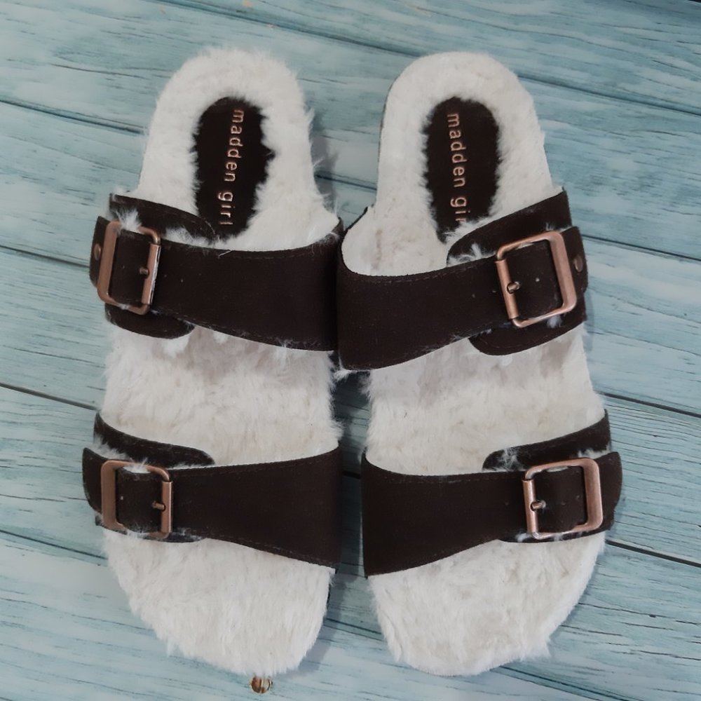 Madden Girl Women's Brando-f Slide Sandal Size 7M